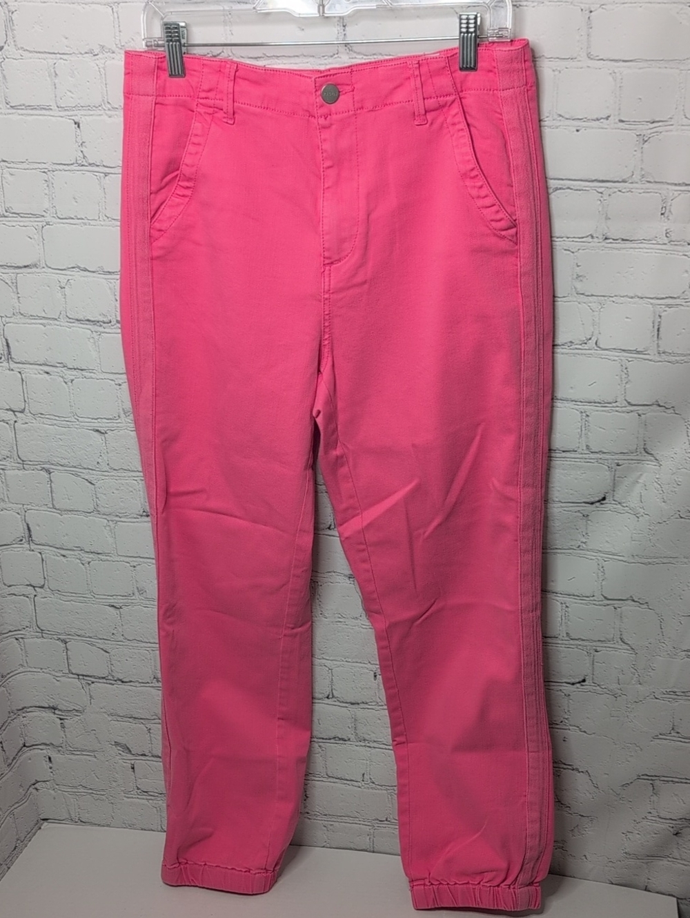 New Risen High Rise Jogger Jeans Pink